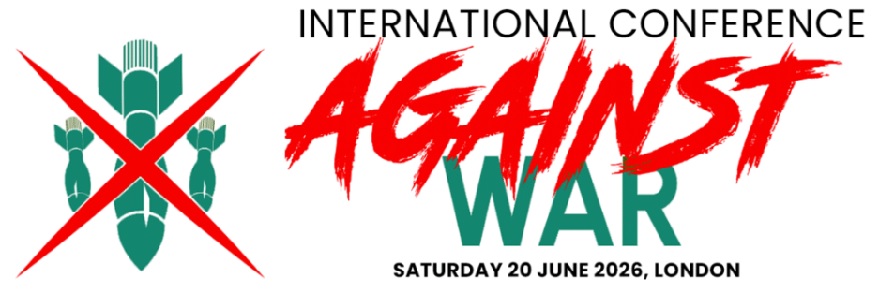 Antikriegs-Meeting in London am 20. Juni 2026